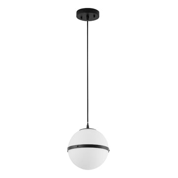 Porter 8" Modern Minimalist Globe LED Pendant Light